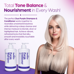 Herbishh Purple Shampoo & Conditioner Set Health & Beauty.