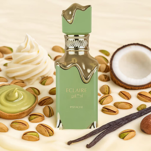 Lattafa Eclaire Pistache EDP 100ml Gourmand Perfume – Mokeru Professional
