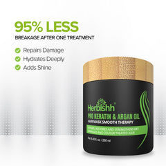 Pro Keratin Argan Hair Mask 250gm- Herbishh