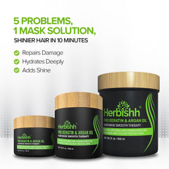 Pro Keratin Argan Hair Mask- Herbishh