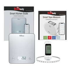 Bundle - Bisonbody Smart Kitchen Scale + Smart Body Tape Measure