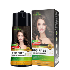 PPD Free Natural Hair Dye Color Shampoo - Herbishh Hair Dye.