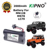 7.4V 2000mAh Rechargeable Battery for RC Cars