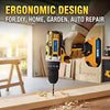 21V Cordless Impact Driver Electric Drill Kit Lithium-Ion Power Screwdriver