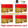 Micro TF SD Card 128GB High Speed Class 10 V30 Memory Flash Card 100MB/s