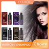 EELHOE 100ml Brown Hair Dye Shampoo Gray Coverage Color