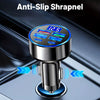 6-in-1 Fast Charging Car Adapter 3.1A Dual USB Type-C Digital Display Charger