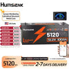 Humsienk 48V 100Ah LiFePO4 Battery 5120Wh Bluetooth BMS