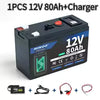 12V 21700 Li-Ion Battery Pack with USB BMS Solar Storage