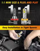 Termitor H11 9005 LED Headlight Bulbs 100000LM 6500K Plug & Play Kit