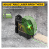 DEWALT DW088CG 2-Line Green Beam Laser Level Self-Leveling Cross Line Tool