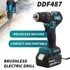 Makita DDF487 18V Brushless Cordless Drill Driver 45Nm Compact Power Tool