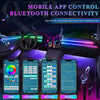 18-in-1 LED Car Ambient Lights RGB Bluetooth 213 Colors Symphony Interior Kit
