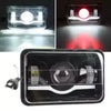 DOACT Square LED Headlight High Low Beam DRL 12V Replacement for Cherokee 2015