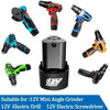 12V Rechargeable Li-Ion Battery 2000-4000mAh Power Tool