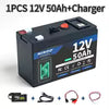 12V 21700 Li-Ion Battery Pack with USB BMS Solar Storage