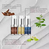 Men's Solid Cologne 3 Scents Woody Fragrance Balm Portable