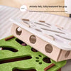 Interactive Felt Cat Puzzle Toy Ball Exercise Play Box