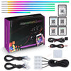 18-in-1 LED Car Ambient Lights RGB Bluetooth 213 Colors Symphony Interior Kit