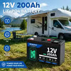12V 21700 Li-Ion Battery Pack with USB BMS Solar Storage