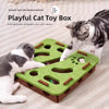 Interactive Felt Cat Puzzle Toy Ball Exercise Play Box