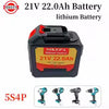 21V 22000mAh Li-Ion Battery for 18V Makita Power Tools