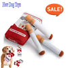 Plush Cigarette Design Dog Chew Toy Fleece Interactive