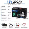 12V 21700 Li-Ion Battery Pack with USB BMS Solar Storage