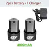 12V Rechargeable Li-Ion Battery 2000-4000mAh Power Tool