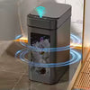 2 Pack Smart WiFi Automatic Sensor Trash Can 10L Touchless Electric Waste Bin
