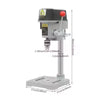 340W Mini Benchtop Drill Press 3-Speed 110V Electric Drill Machine 1-10mm