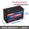 12V Rechargeable Li-Ion Deep Cycle Battery with BMS