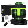 16 Lines 4D Self-Leveling Green Laser Level 360° Industrial Li-Ion Battery Tool