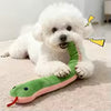 16.5 Inch Plush Snake Dog Cat Interactive Kick Toy
