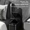 2 Pack Smart WiFi Automatic Sensor Trash Can 10L Touchless Electric Waste Bin