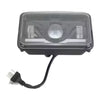 DOACT Square LED Headlight High Low Beam DRL 12V Replacement for Cherokee 2015