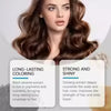EELHOE 100ml Brown Hair Dye Shampoo Gray Coverage Color