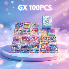 100 Piece Holographic Fantasy Trading Card Collection Set