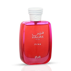Rasasi Hawas Pink Women’s EDP Floral Gourmand Perfume 100ml