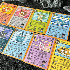 Cute Eeveelution DIY Proxy Trading Cards 9 Piece Set