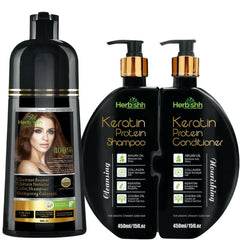 Holiday Gift Special Combo - Color shampoo & KRSET - Herbishh Gift.
