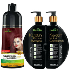 Holiday Gift Special Combo - Color shampoo & KRSET - Herbishh Gift.