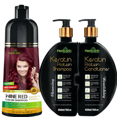 Holiday Gift Special Combo - Color shampoo & KRSET - Herbishh Gift.