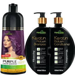 Holiday Gift Special Combo - Color shampoo & KRSET - Herbishh Gift.