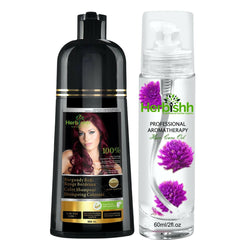 BUY 1 Color shampoo & GET 1 Flower Oil Free - Herbishh Hair Dye.