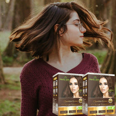 Travel size Color Shampoo Sachets - Herbishh Hair Dye.