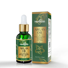 3pcs Organic Argan Oil - Herbishh Hair Oil.