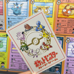 Cute Eeveelution DIY Proxy Trading Cards 9 Piece Set