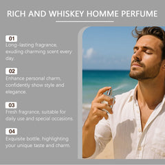 ROXELIS Rich And Whiskey Homme Perfume EDT 50ml