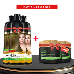 Herbishh PPD Free hair color shampoo linen and hair mask
